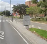 Mupi en Campus de Gandia UPV Mupi junto al Campus de Gandia UPV